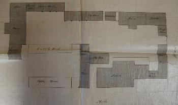 Plan of the farm buildings in 1858 [P10-2-1-10a]
